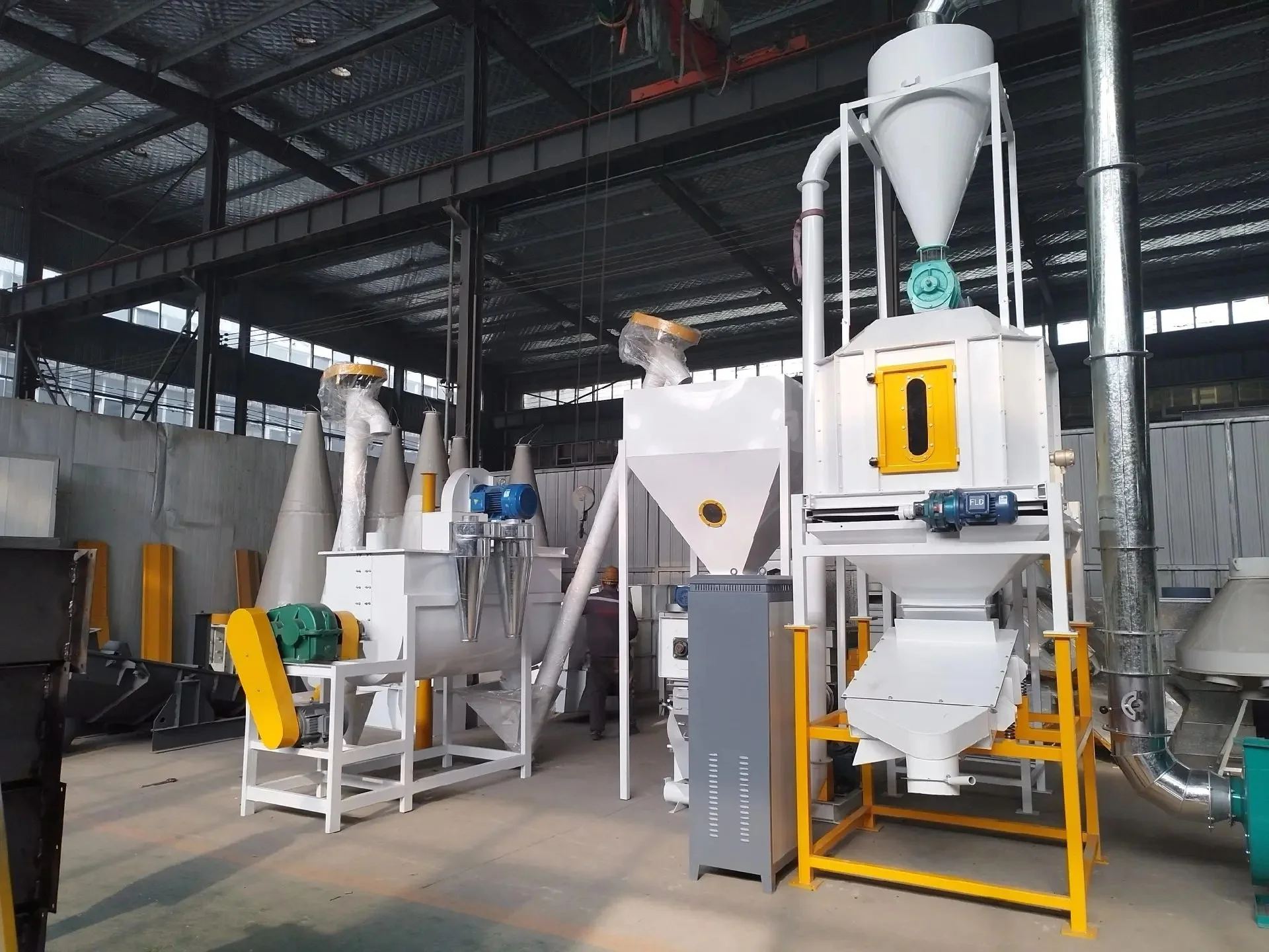 pelleting and cooling equipment