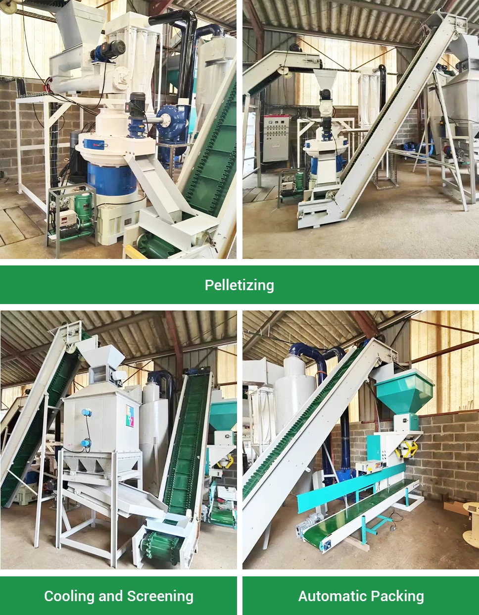pelletizing section