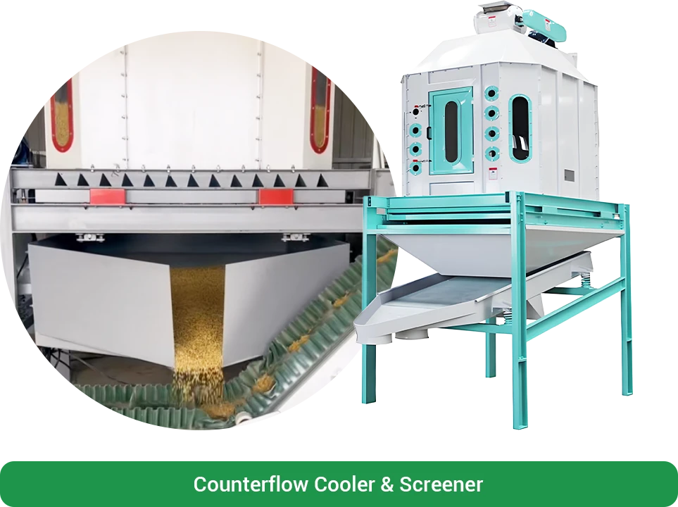 cooling and screening machine