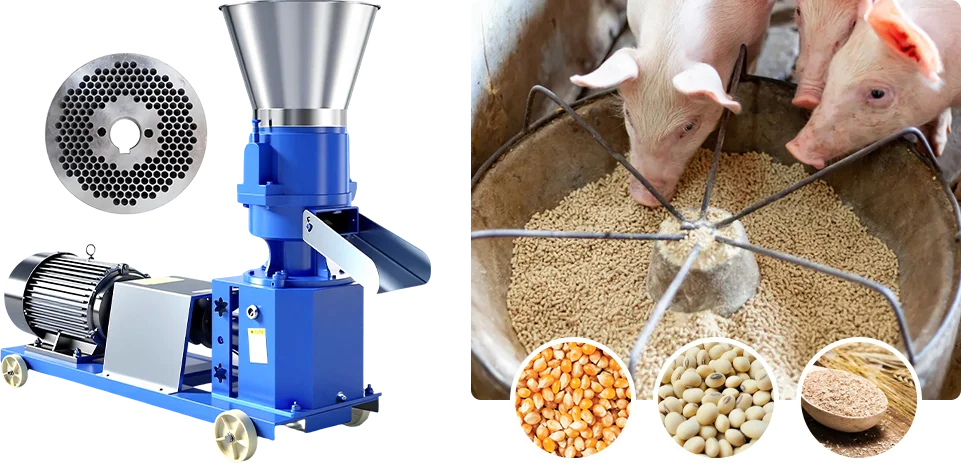pig pellet feed machine for sale