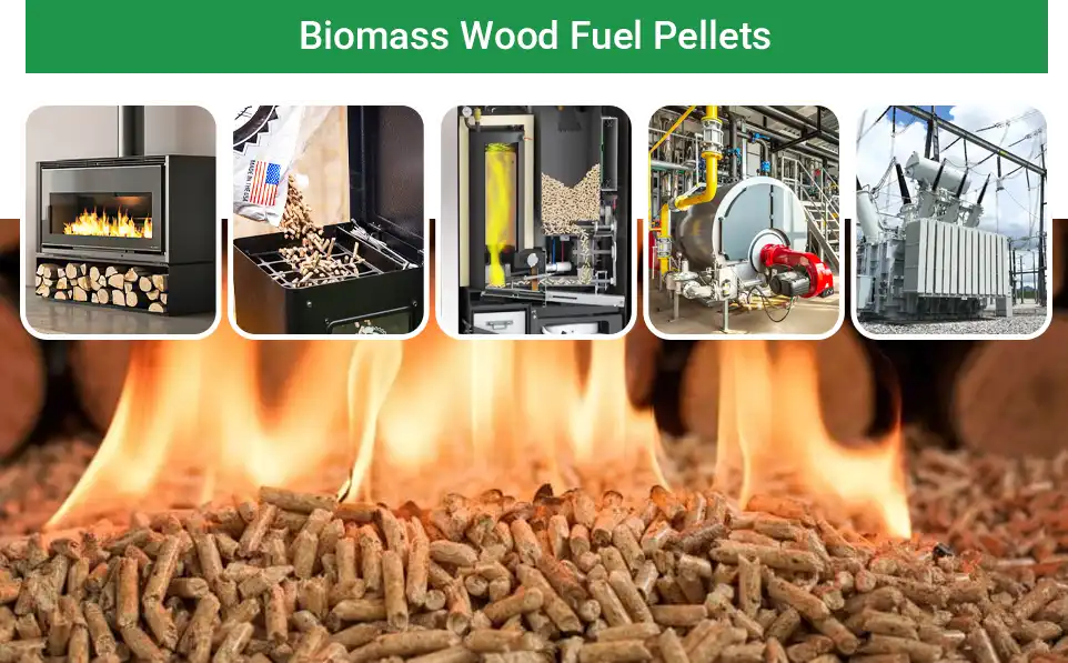 pine pellets for biomass fuel