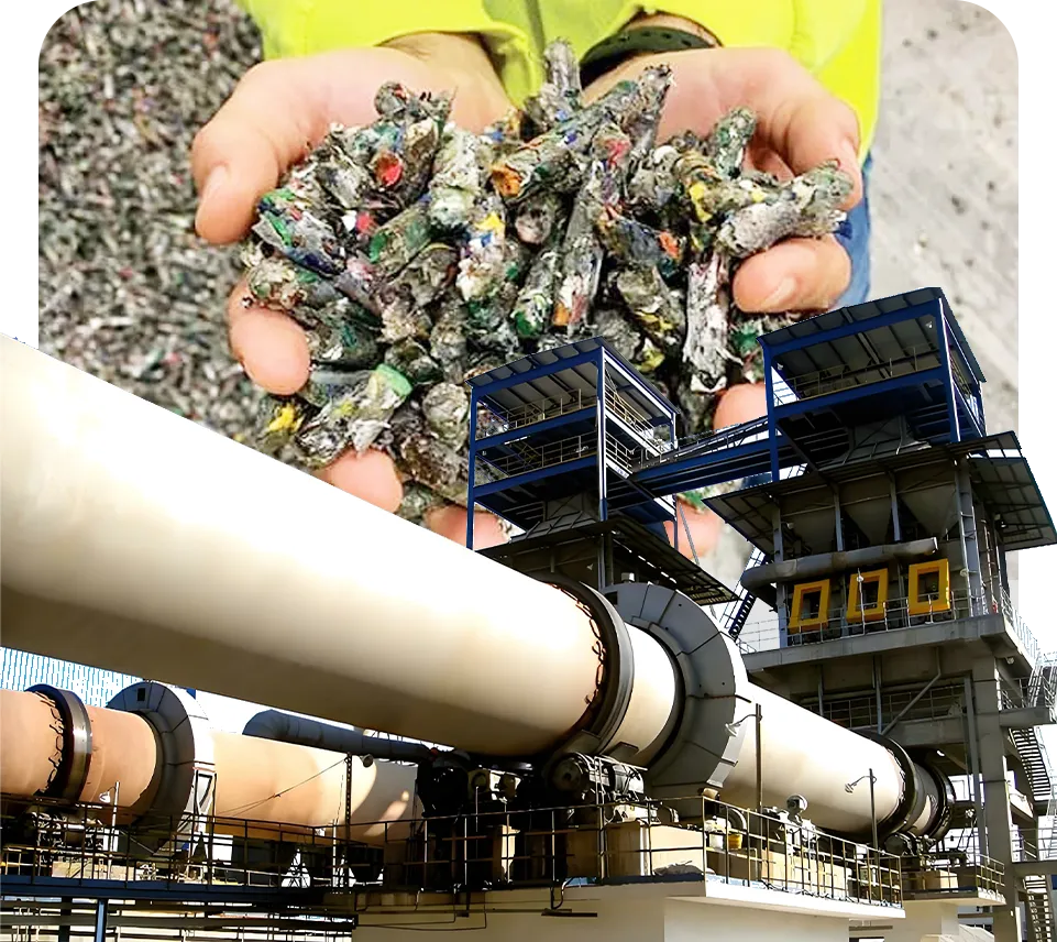 plastic pellet fuel for cement industry