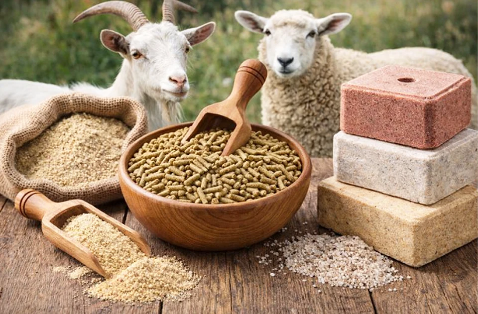 power vs pellet feed vs lick block