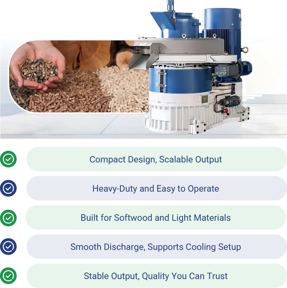 pros of biomass softwood pellet mill