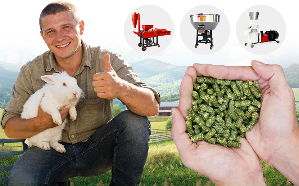 rabbit feed making machine