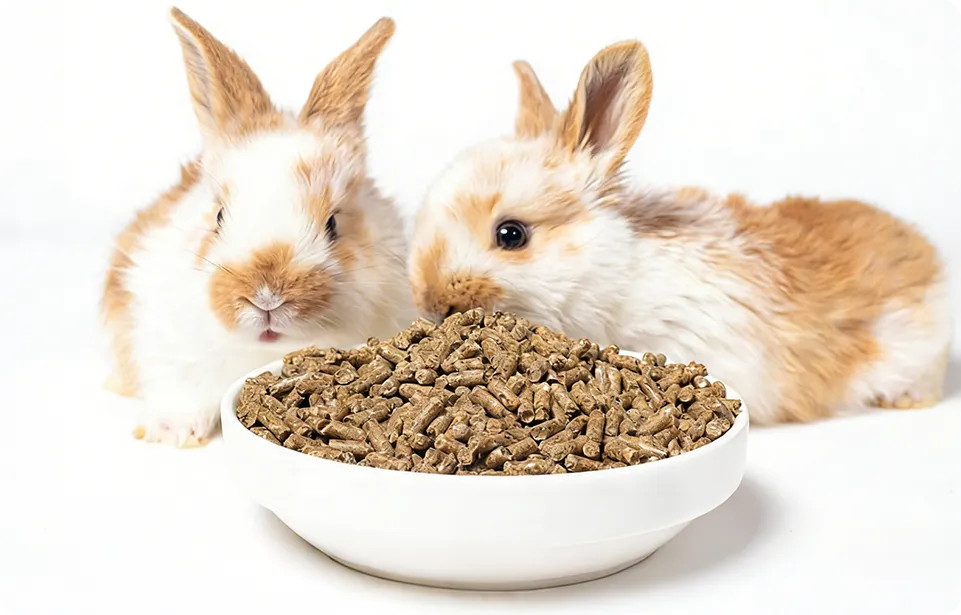 rabbit feed pellet hardness impact on performance