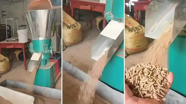 rabbit pellets production