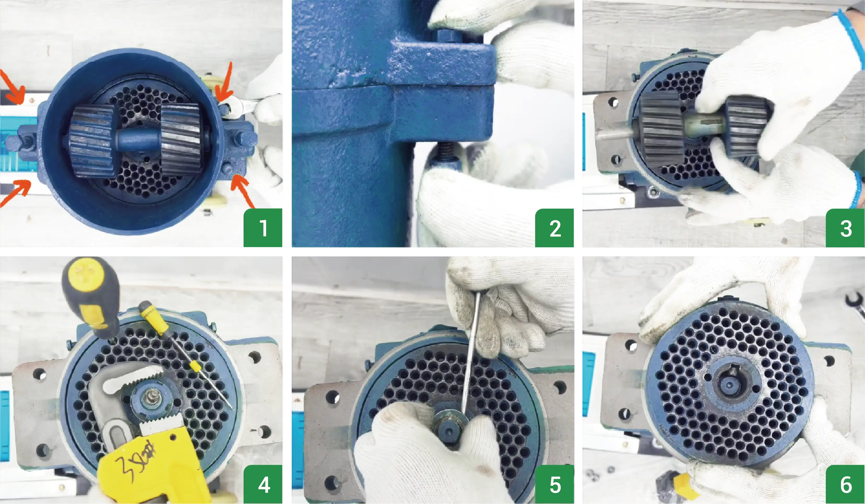 replacing roller and die kd series