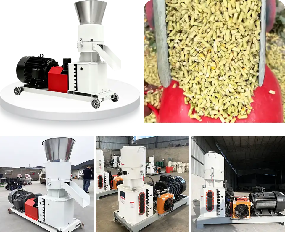 roller press pellet mill for cattle feed