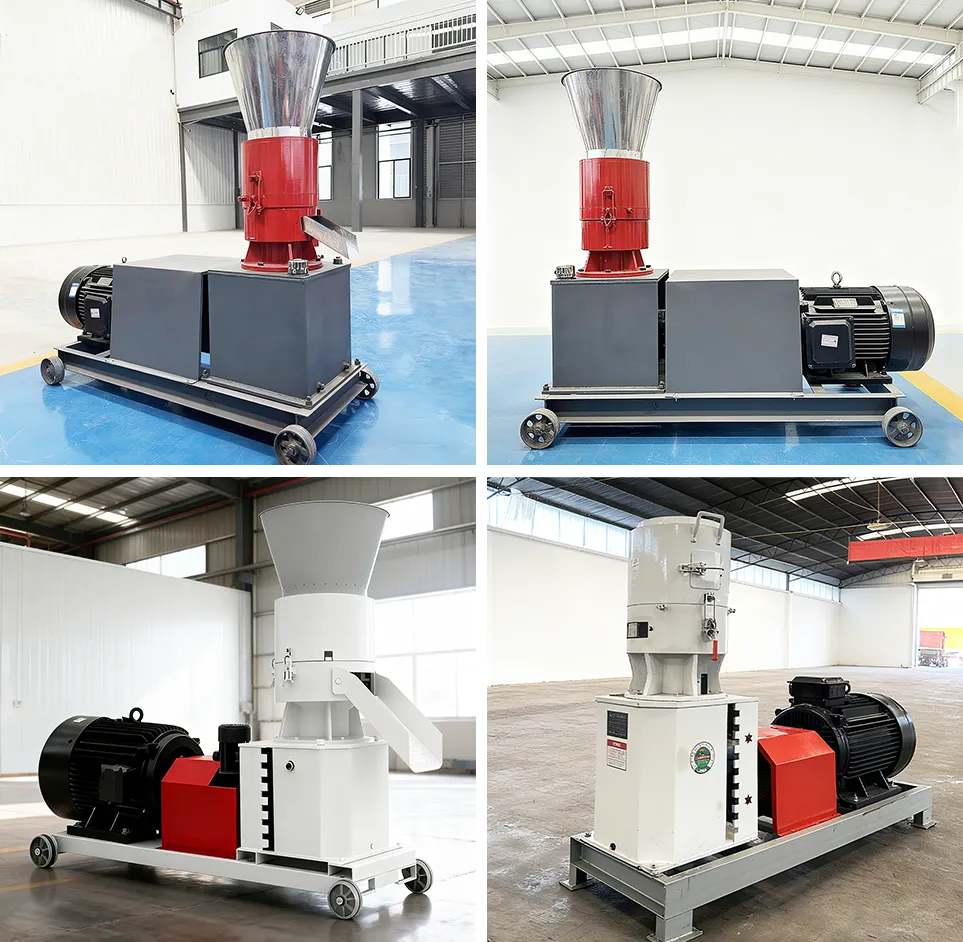 rotating roller pellet machine for dairy cows