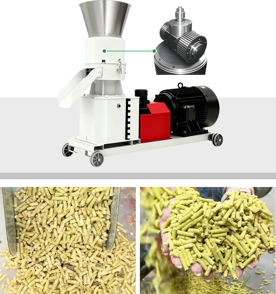 rotating roller pellet mill