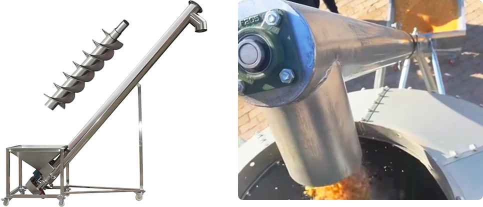 screw conveyor for pig powder feed