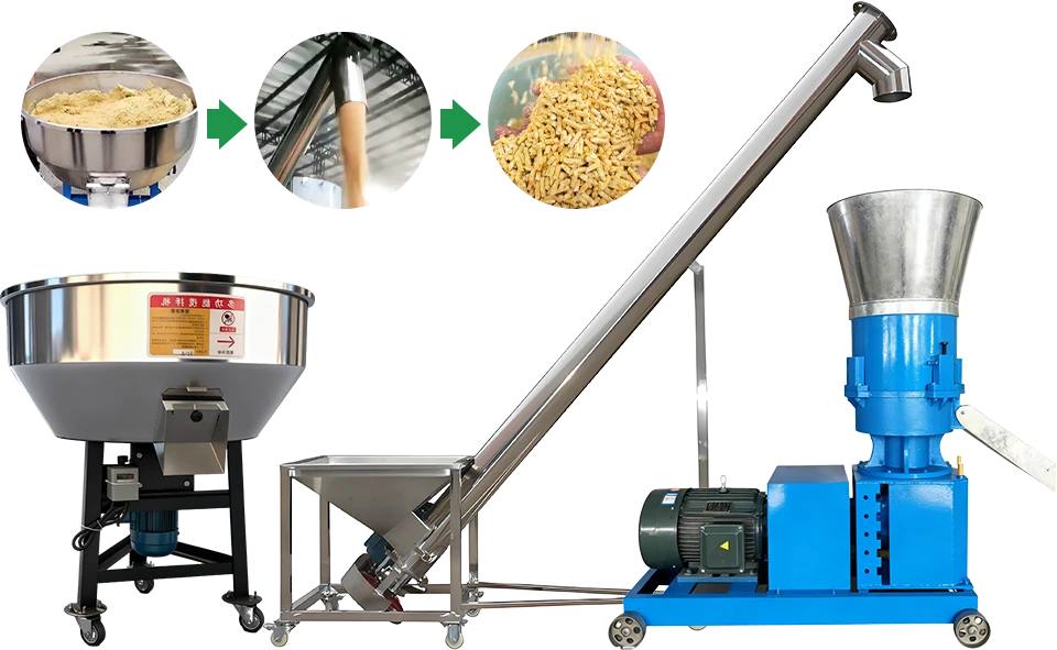 detail setup of this small feed line