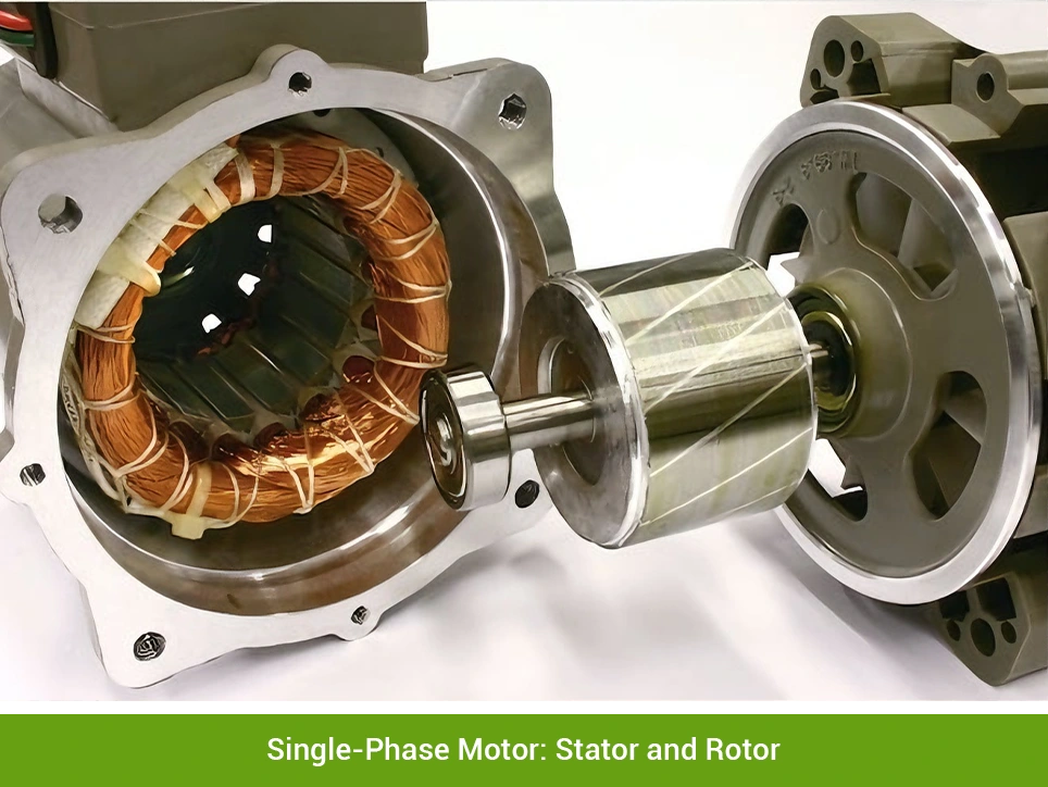 single phase motor statir and rotor