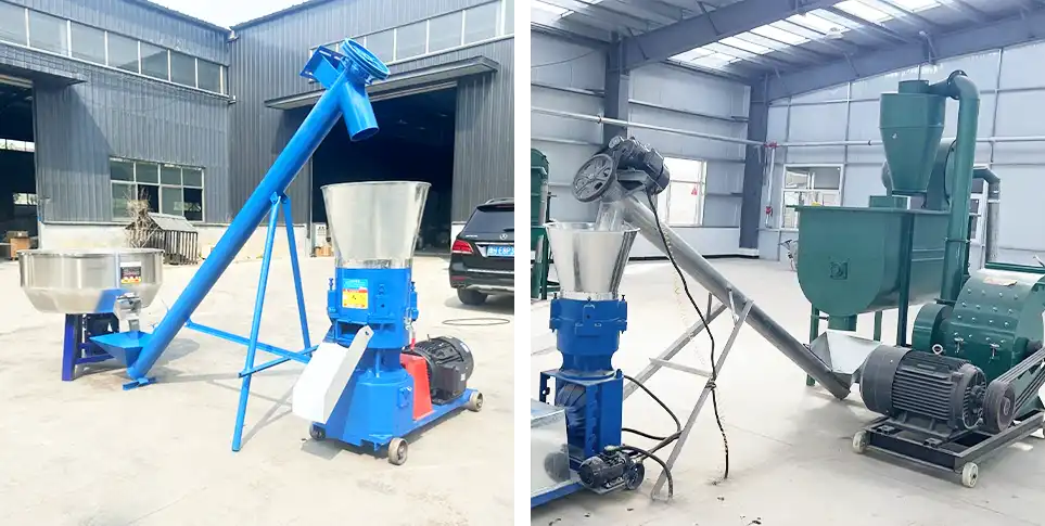 small feed production line for poultry
