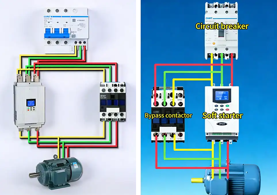 soft starter wiring method