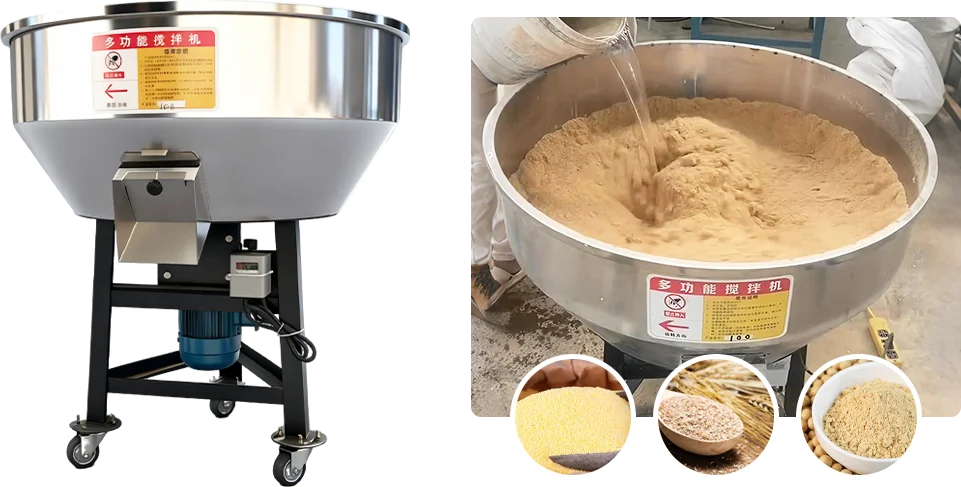 stainless mixer for pig feed