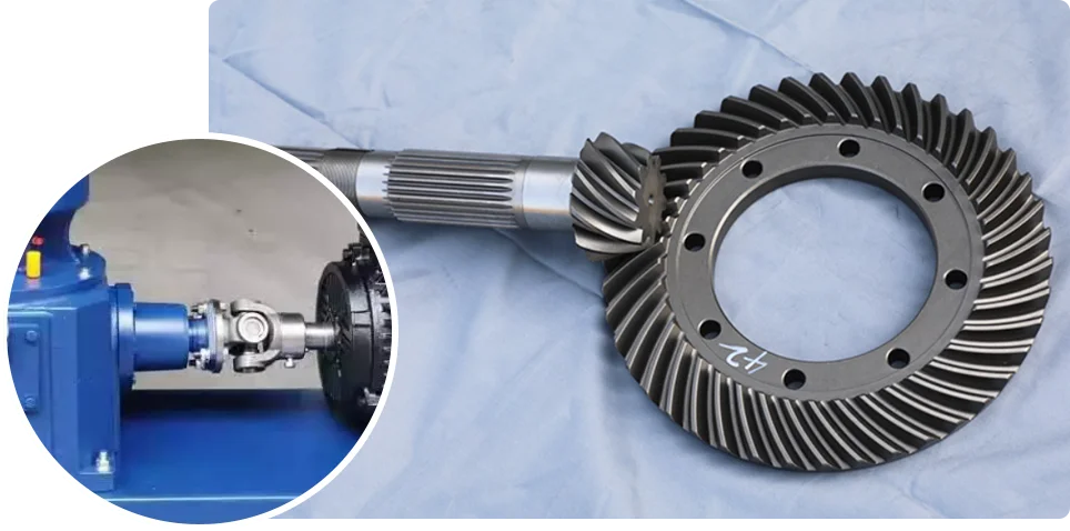 straight bevel gear drive
