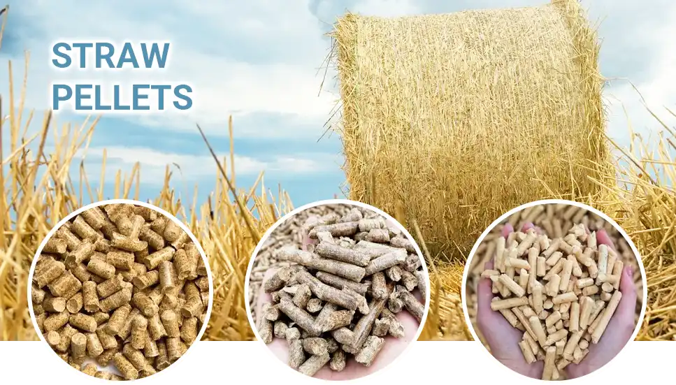 straw fuel pellets