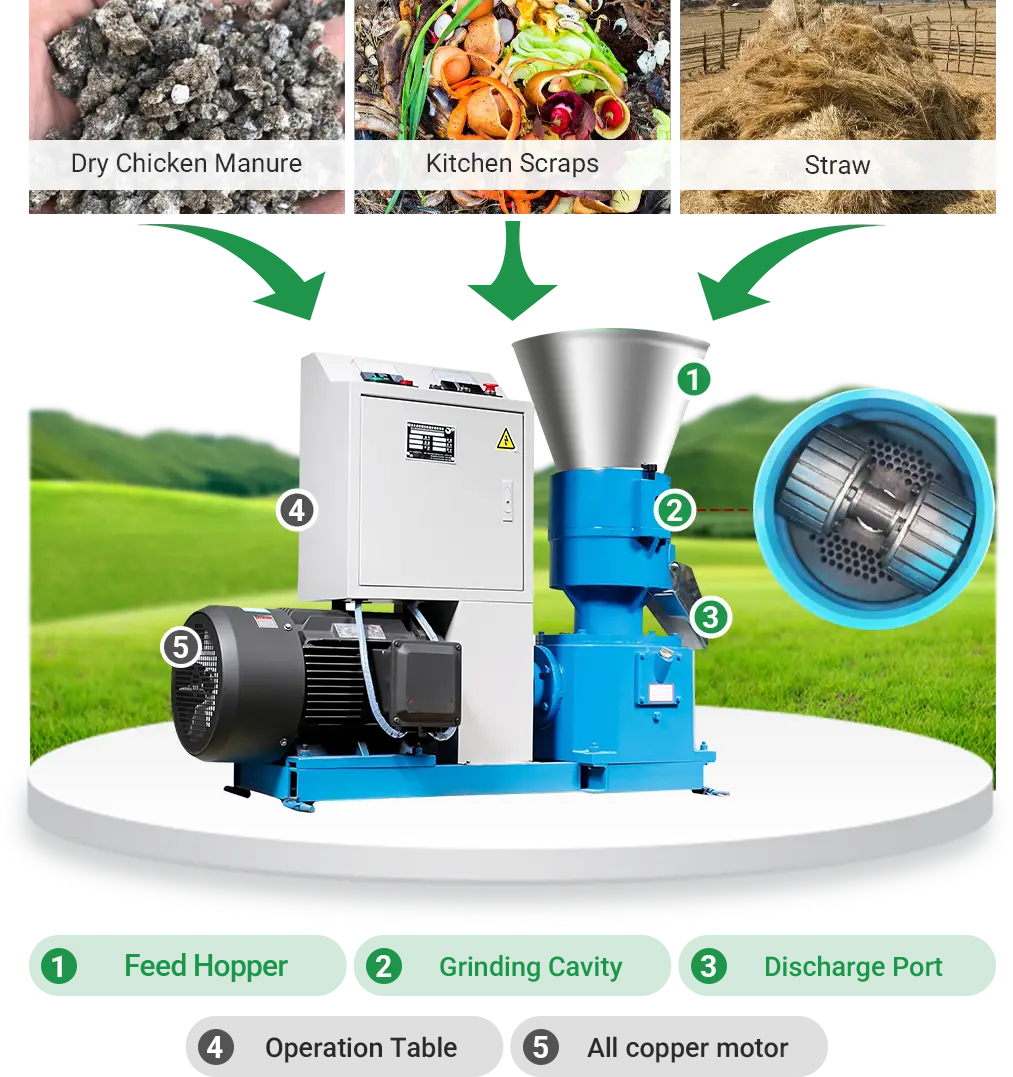 structure of pellet mill
