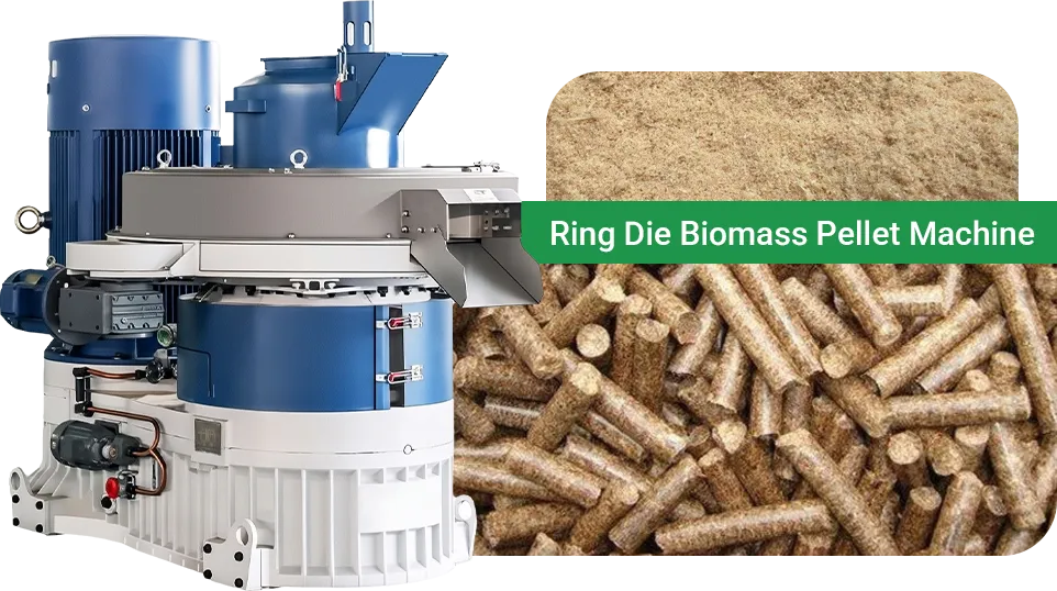 use biomass pellet machine to pelletize