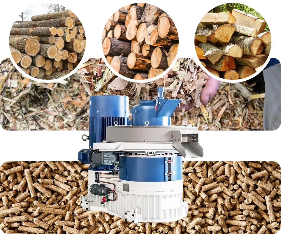 what is softwood pellets