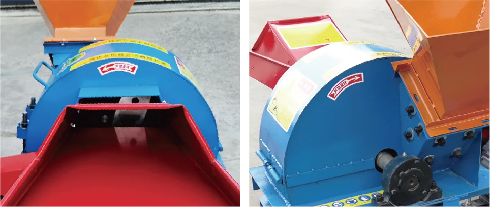 wood crusher correct rotation direction