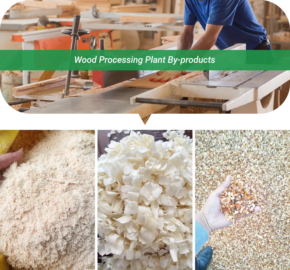 wood processing plant by products